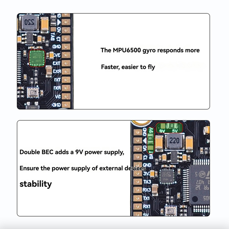 Fpv Drone Flight Controller - 80A+F405/F722 STACK 13インチFPVドローン用 4-6S入力 高性能フライトコントローラー＆ESCコンボ アドバンスドローン用-A46I