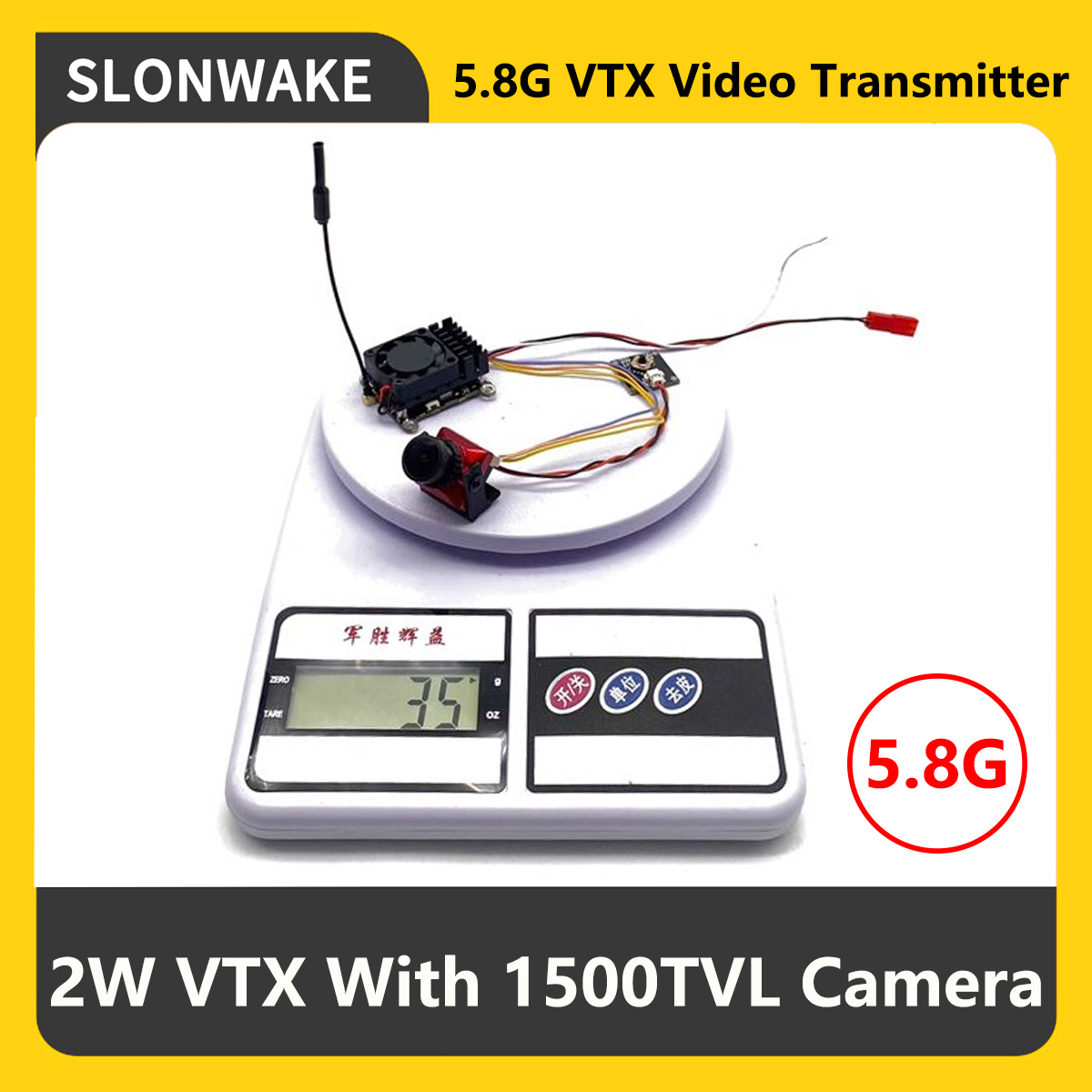 Fpv Drone Frame - SLONWAKE 5.8G 2000mW FPV VTX トランスミッター