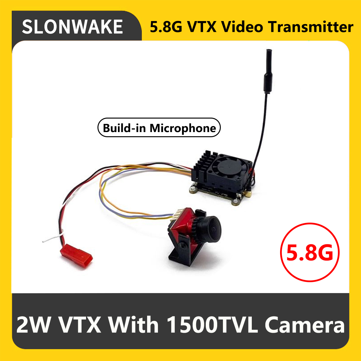 SLONWAKE 5.8G 2000mW FPV VTX ト - Fpv Drone Frame のレビューと価格